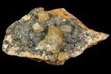 Cerussite Crystals On Galena - Morocco #82361-1